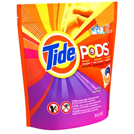 Tide 50954 Spring Mead  Pod Laundry Detergent, 16 Count, 16PK TI574434